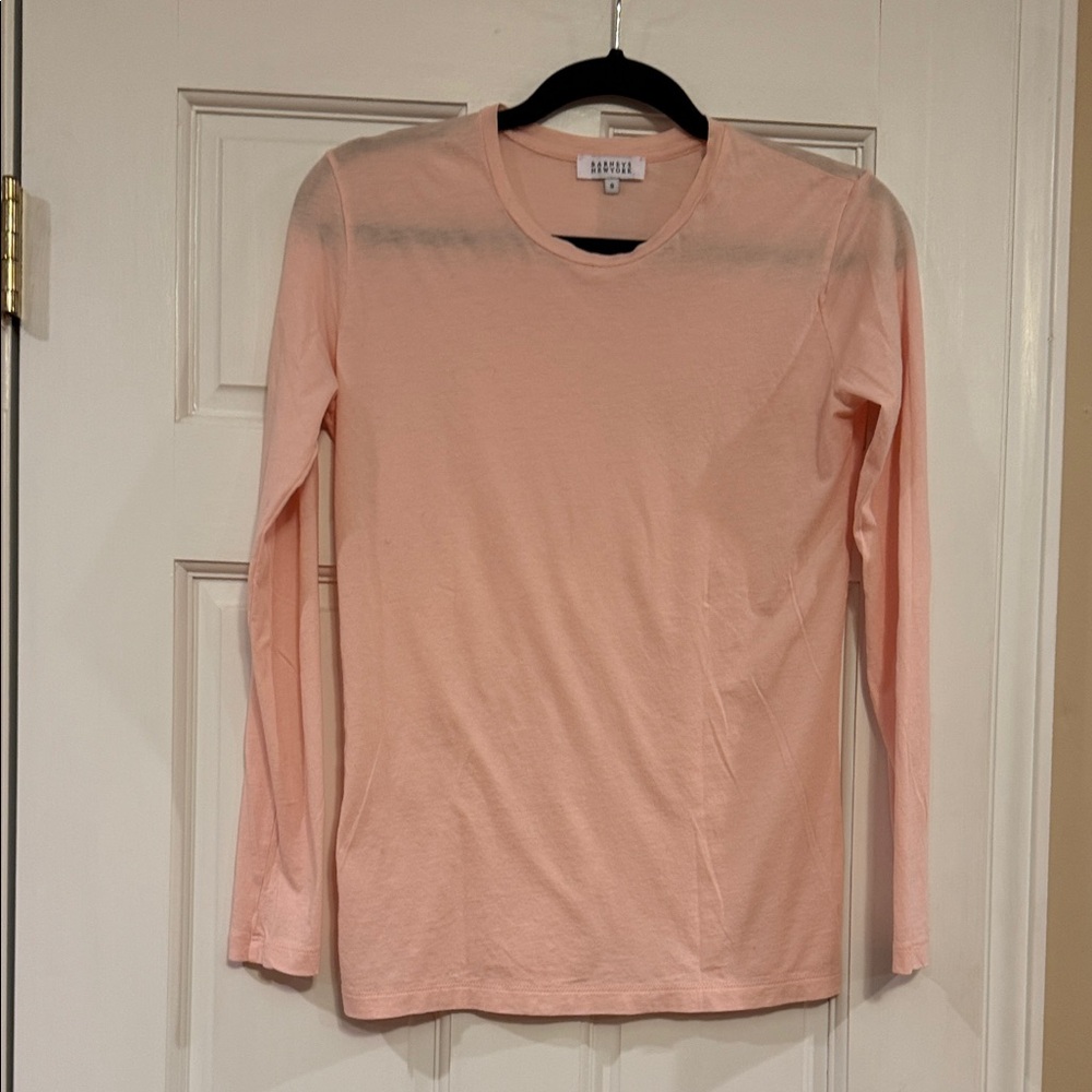 Barneys New York Blush Long Sleeve Shirt S